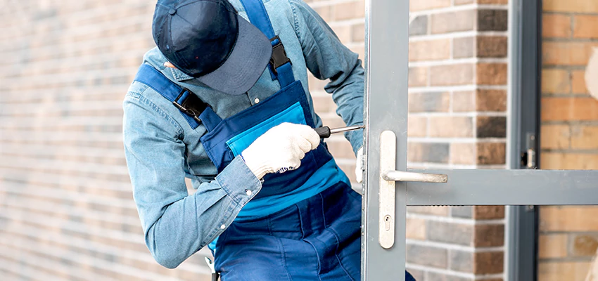 Pivot Storefront Door Locks Installation in Bracebridge, Ontario